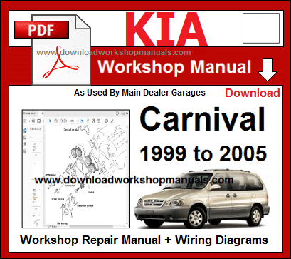 Kia carnival service repair workshop manual